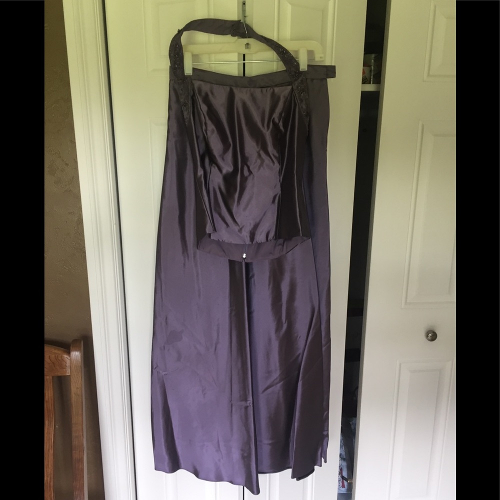 David’s Bridal Bridesmaid 2 piece dress